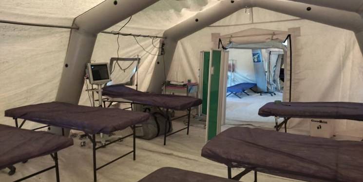   برپایی بیمارستان تخصصی صحرایی ۳۲ تخت‌خوابه شهید باکری نیروی زمینی سپاه در مرز مهران