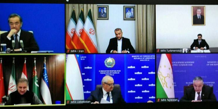 آغاز نشست مجازی وزرای خارجه ۶ کشور همسایه افغانستان