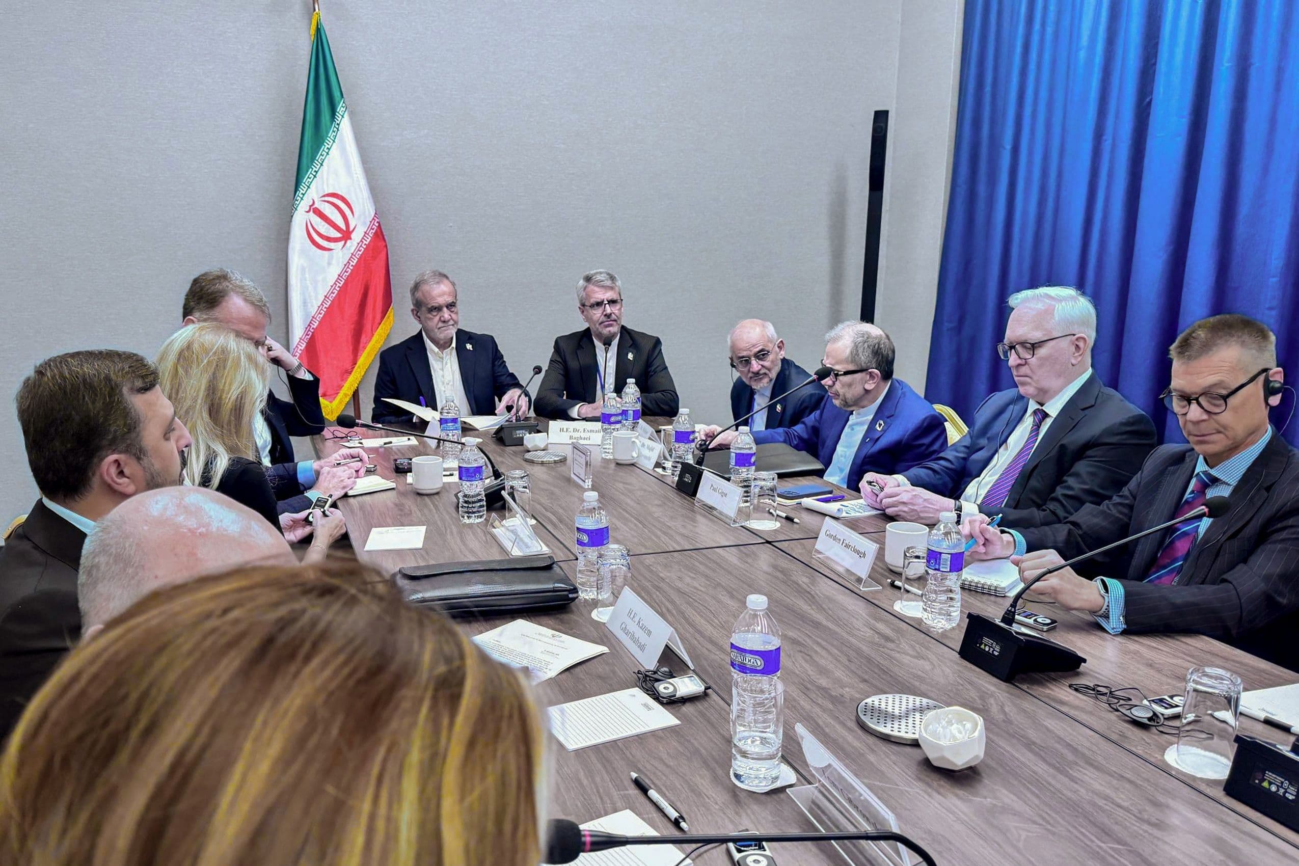 نشست پزشکیان با مدیران ارشد رسانههای آمریکایی در نیویورک