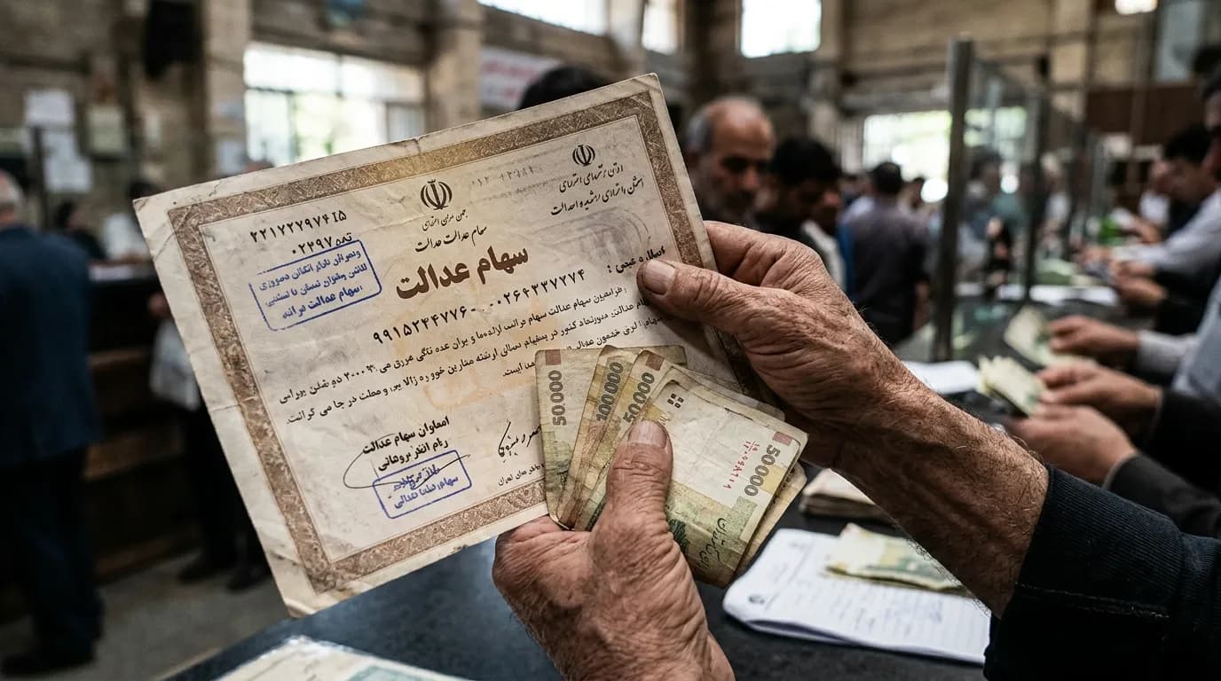 ارزش سهام عدالت امروز چهارشنبه ۱۵ مهر ۱۴۰۵ | قیمت سهام ۴۹۰ هزار تومانی چند؟